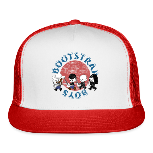 Frosty Boys • Trucker Hat • White/Red - white/red